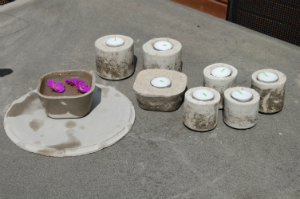 Leg med beton Beton ting til haven
